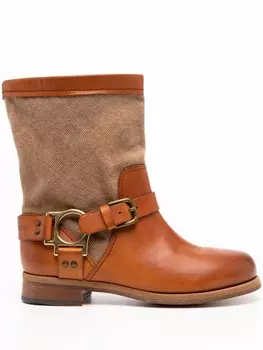 Ботинки со вставками Dolce & Gabbana, нейтральный цвет