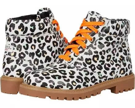 Ботинки Sophia Webster Tia Lace-Up Boot, цвет Leopard/Orange