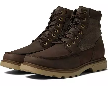 Ботинки SOREL Carson Moc Waterproof, цвет Blackened Brown/Khaki II