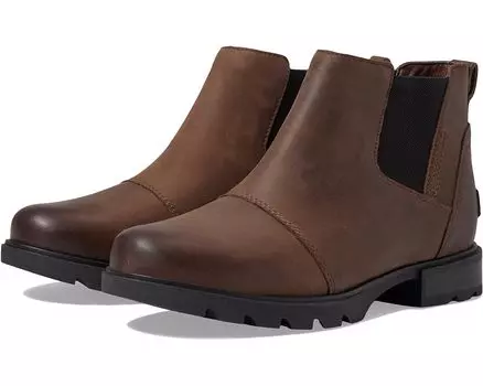 Ботинки SOREL Emelie III Chelsea Waterproof, цвет Tobacco/Black