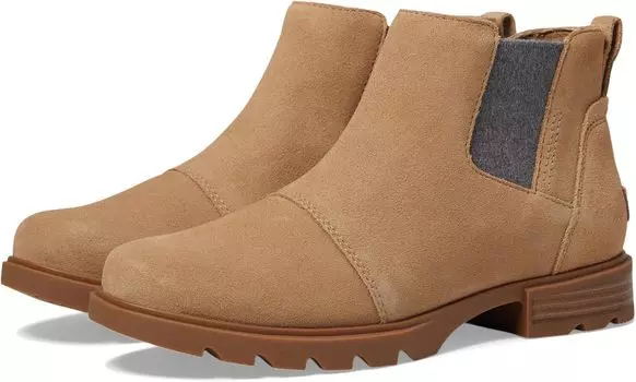 Ботинки SOREL Emelie III Chelsea Waterproof, цвет Dusty Tan/Gum 10