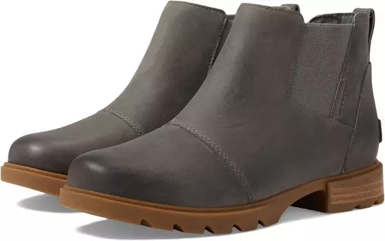 Ботинки SOREL EmelieIII Chelsea Waterproof, цвет Quarry/Gum 2