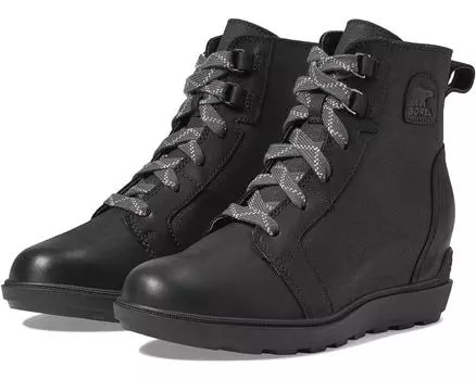 Ботинки SOREL Evie II NW Lace, цвет Black/Sea Salt