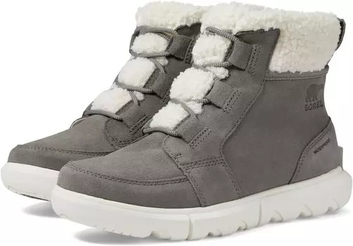 Ботинки SOREL Explorer NextCarnival Waterproof, цвет Quarry/Sea Salt