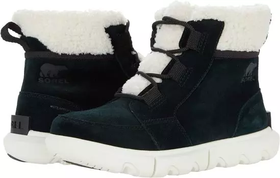 Ботинки SOREL ExplorerII Carnival Cozy, цвет Black/Sea Salt