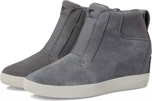 Ботинки SOREL Out N About Pull-On Wedge, цвет Quarry/Sea Salt