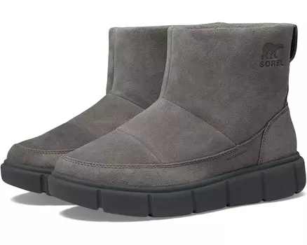 Ботинки SOREL Sorel Explorer III Slip-On Waterproof, цвет Quarry/Sea Salt