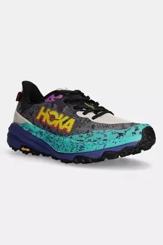 Ботинки Speedgoat 6 Hoka, зеленый
