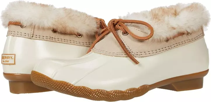 Ботинки Sperry Saltwater 1-Eye Cozy, цвет Ivory