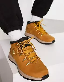Ботинки sprint trekker mid из пшеничного нубука Timberland