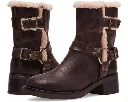 Ботинки Steve Madden Brixton Boot, цвет Brown Distressed Faux Fur