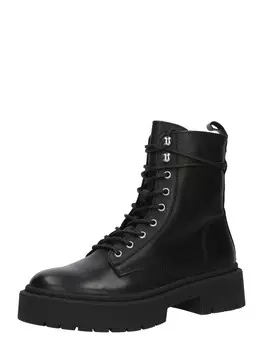 Ботинки STEVE MADDEN Lace-Up Ankle Boots Gusto, черный