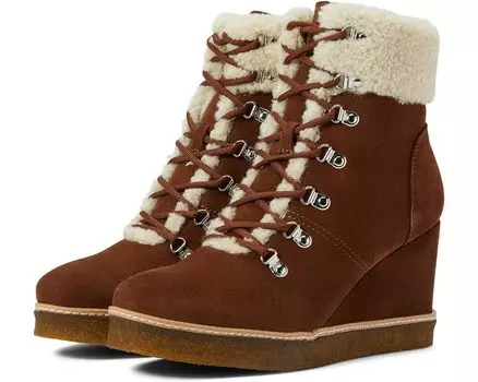 Ботинки Steve Madden Marcel Wedge Boot, цвет Cognac Suede