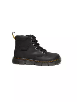 Ботинки stivali in pelle junior raffe Dr. Martens, черный