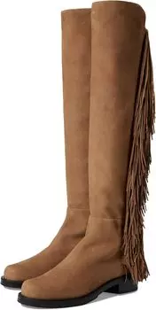 Ботинки Stuart Weitzman 5050 Bold Fringe Boots, кэмел
