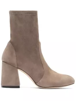 Ботинки Stuart Weitzman 85mm Flareblock, серый