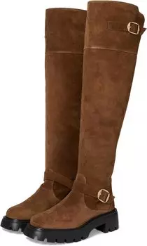 Ботинки Stuart Weitzman Emerson Moto Tall Boot, кофе