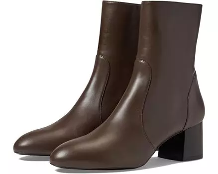 Ботинки Stuart Weitzman Flareblock 60 Zipie, цвет Walnut/Dark Brown