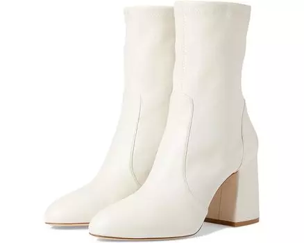 Ботинки Stuart Weitzman Flareblock 85 Stretchie, цвет Cream
