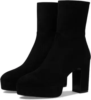 Ботинки Stuart Weitzman Lala Platform Zip Bootie, черный