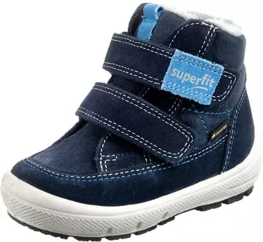 Ботинки SUPERFIT Groovy, цвет Light blue/Dark blue