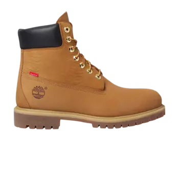 Ботинки Supreme x 6 Inch Premium Boot Timberland, желто-коричневый
