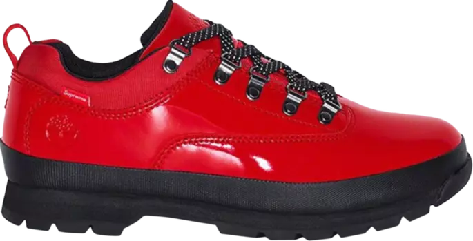 Ботинки Supreme x Euro Hiker Low Red Black, красный