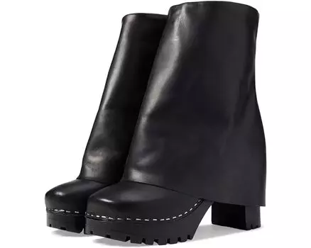 Ботинки Swedish Hasbeens Bootcut Boot, цвет Black/Black