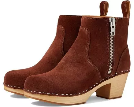 Ботинки Swedish Hasbeens Zip It Emy, цвет Cognac Suede