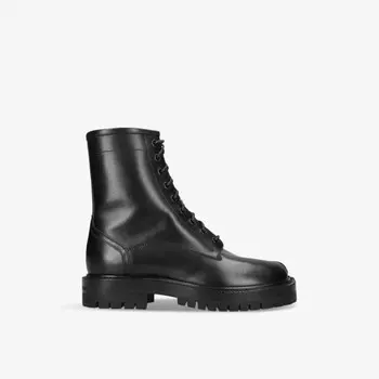 Ботинки Tabi из армейской кожи Maison Margiela, черный