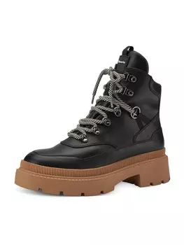 Ботинки Tamaris Lace-Up Ankle Boots, черный