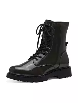 Ботинки Tamaris Lace-Up Ankle Boots, темно-зеленый