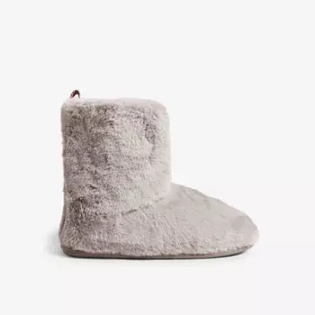 Ботинки-тапочки Hamony высотой до щиколотки из искусственного меха Ted Baker, серый