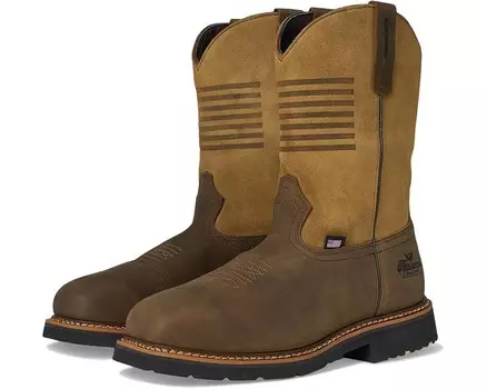 Ботинки Thorogood American Heritage Independence Square Toe Waterproof Safety, цвет Crazy Horse