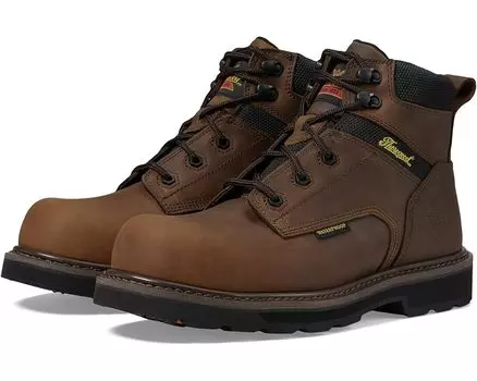 Ботинки Thorogood Jobsite Series 6" Waterproof Safety Toe, цвет Crazy Horse