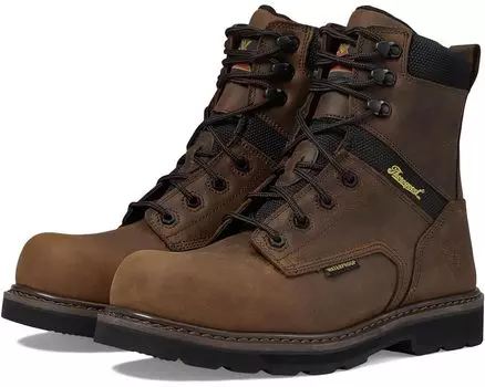 Ботинки Thorogood Jobsite Series 8' Waterproof Safety Toe, цвет Crazy Horse