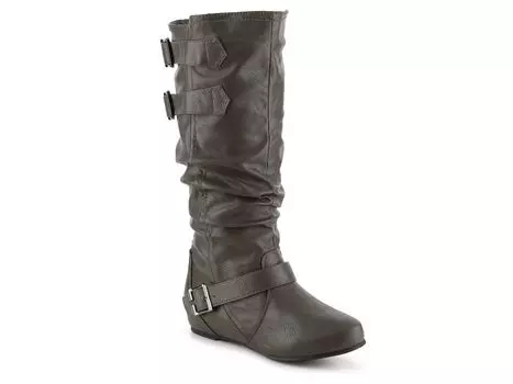 Ботинки Tiffany на широкой танкетке Journee Collection, серый