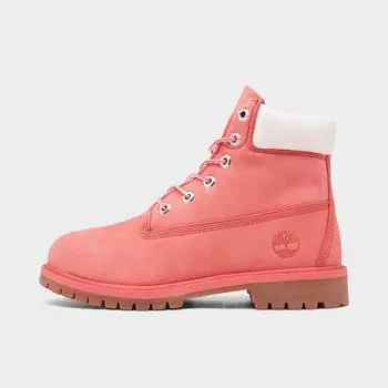 Ботинки Timberland 6 дюймов Premium для девочек для больших детей, коричневый