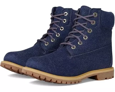 Ботинки Timberland 6" Premium Waterproof Boot, цвет Dark Blue Canvas