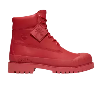Ботинки Timberland Bee Line x 6 Inch Rubber-Toe Waterproof Boot Medium Red, красный