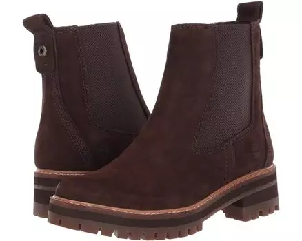 Ботинки Timberland Courmayeur Valley Chelsea, цвет Dark Brown Nubuck