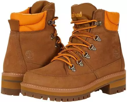 Ботинки Timberland Courmayeur Valley Waterproof Leather and Fabric Hiker, цвет Dark Sand