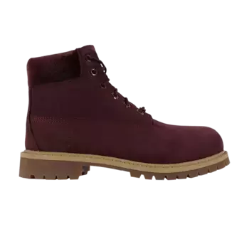 Ботинки Timberland DTLR x 6 Inch Premium Boot Junior Burgundy Velvet, красный