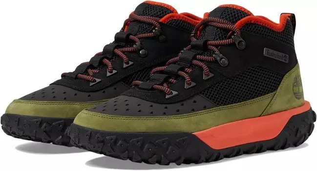 Ботинки Timberland Greenstride Motion 6 Super Mid, цвет Black W Medium Green