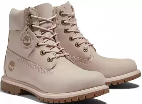 Ботинки Timberland на шнуровке "6in Premium Boot - W", розовый