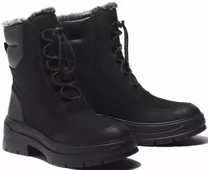 Ботинки Timberland на шнуровке "Broke Valley Winter WP", водонепроницаемые, черный