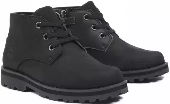 Ботинки Timberland на шнуровке "Courma Kid Zip Chukka", черный