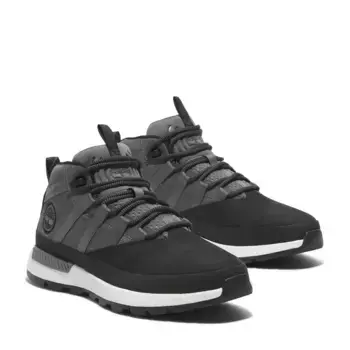 Ботинки Timberland на шнуровке "EURO TREKKER LOW LACE UP SNEAKER", цвет Black Nubuck W Md Grey