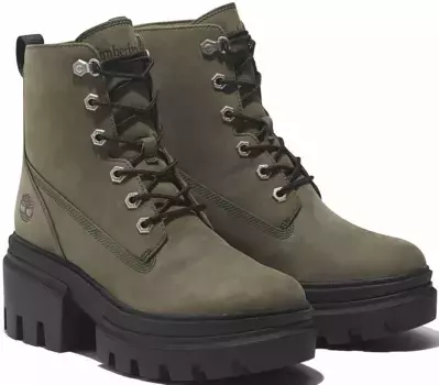 Ботинки Timberland на шнуровке "Everleigh Boot 6in LaceUp", зеленый