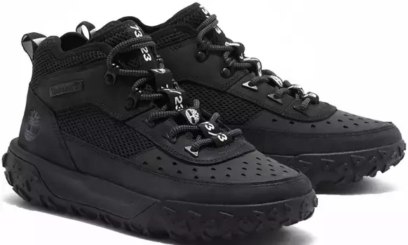Ботинки Timberland на шнуровке "GREENSTRIDE MOTION 6 MID LACE UP HIKING BOOT", черный